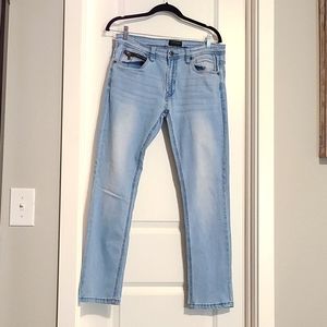 Steve's Jeans 32 x 30 Men's Light Wash Skinny Jeans 5 pocket